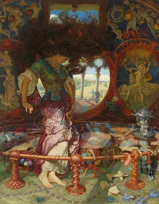 Holman Hunt - Lady of Shallot